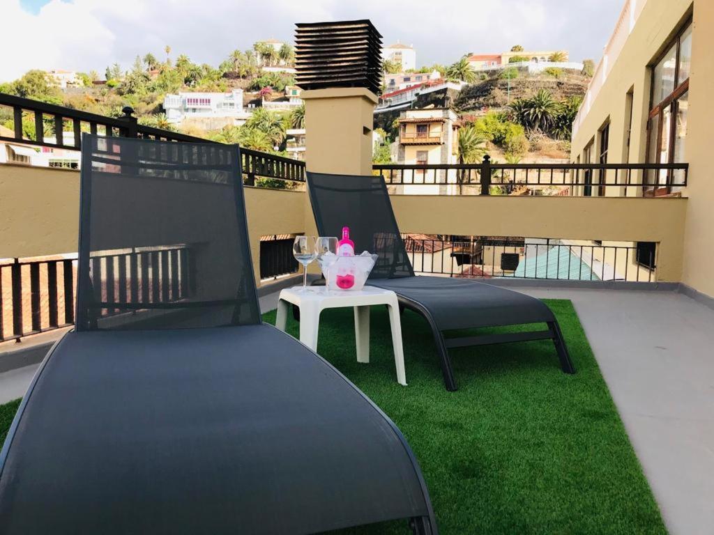 Estudio Con Amplia Terraza En Puerto De La Cruz Esterno foto
