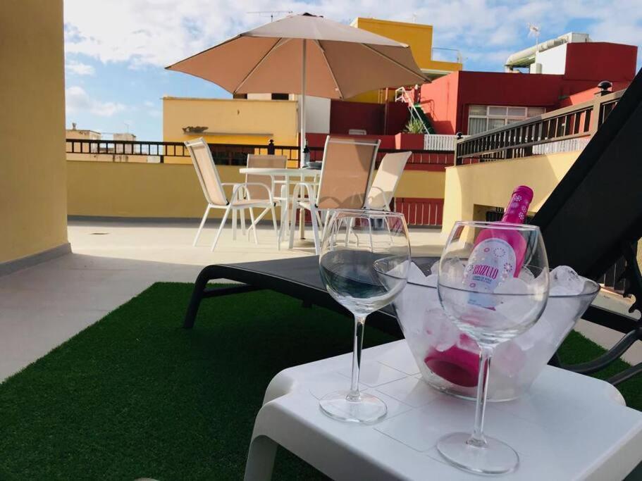 Estudio Con Amplia Terraza En Puerto De La Cruz Esterno foto