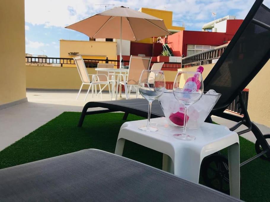 Estudio Con Amplia Terraza En Puerto De La Cruz Esterno foto